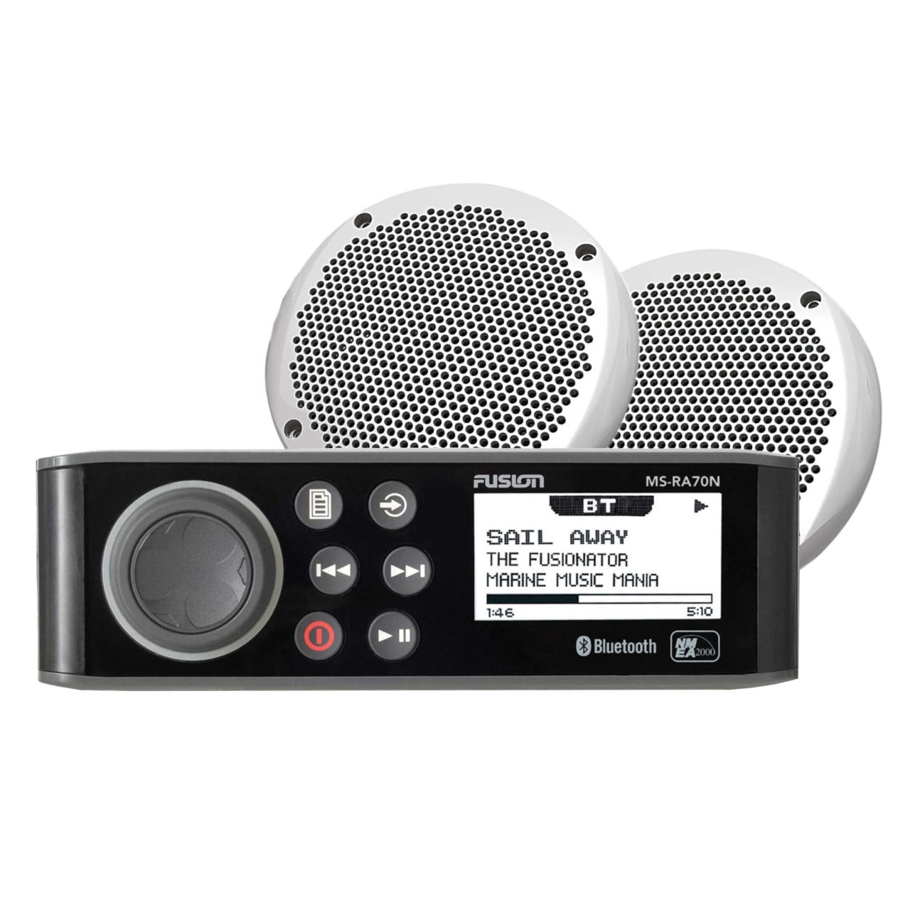 RA70NKT Zestaw radio RA70N + głośniki EL-F651W (NMEA 2000)