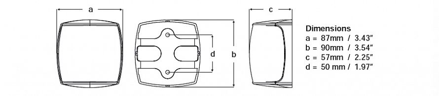 940-511 Lampa NaviLED silnikowa/masztowa 3MM BSH (biała obudowa)