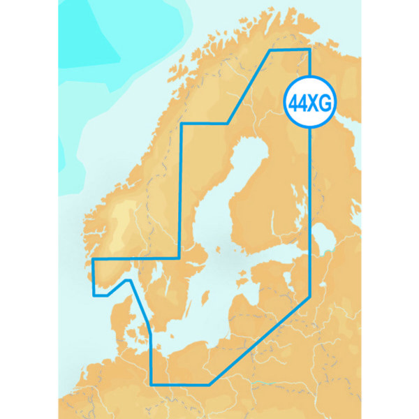 Mapa Navionics+ 44XG (Bałtyk, Finlandia, Szwecja, Norwegia) mSD
